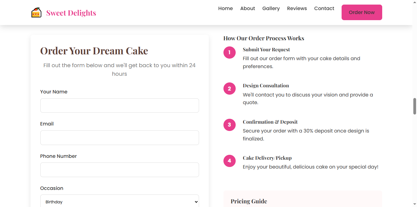 Cake Site 4